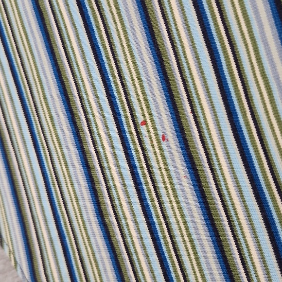 Vintage Y2K Handmade Upcycled Striped Tie Front Shrug Crop Top Blouse Shirt - Picture 14 of 14